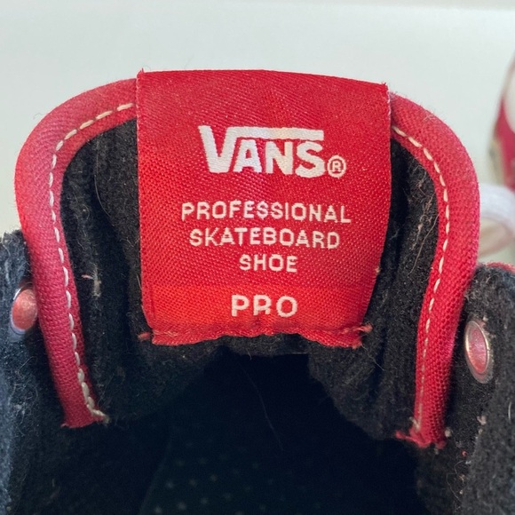 Vans Pro Trujillo SG Sneakers Mens Size 6.5 Red Skater Skateboard Shoes Suede - Picture 7 of 9